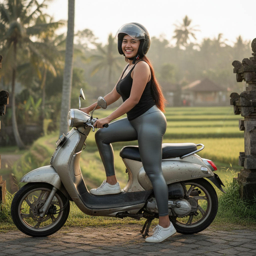 🤎🔮 VENYTH Cosmic Curve – High-Rise Leather Look Leggings – Ladies 🔮🤎™️